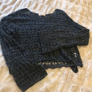 Knitted crop sweater